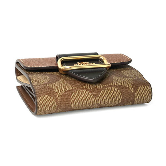 Coach Color Block Signature Wallet Brown - Picture 3 of 8